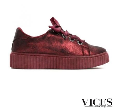 VICES 8286-42 WINE RED