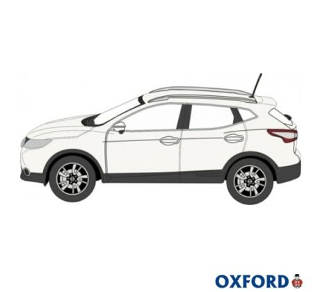 1/76 OXFORD NISSAN QASHQAI J11 STORM WHITE