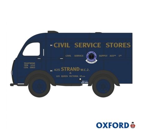 1/43 OXFORD AUSTIN THREEWAY VAN CIVIL SERVICE STORES