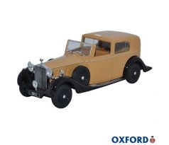 1/43 OXFORD ROLLS ROYCE PHANTOM III SDV HJ MULLINER FAWN/BLACK