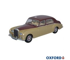 1/43 OXFORD ROLLS ROYCE PHANTOM V JAMES YOUNG BURGUNDY/SILVERSAND