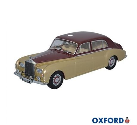 1/43 OXFORD ROLLS ROYCE PHANTOM V JAMES YOUNG BURGUNDY/SILVERSAND