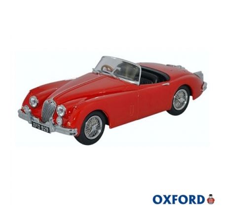 1/43 OXFORD JAGUAR XK150 ROADSTER CARMEN RED