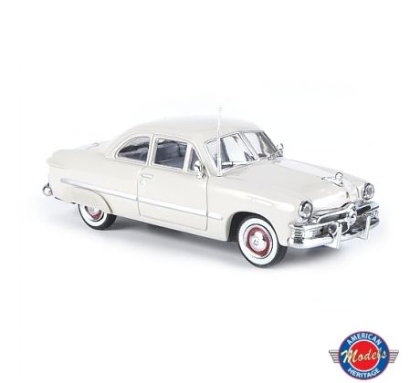 1/43 AHM 1950 Ford 2-Door Coupe with Fender Skirts (Dover Gray)