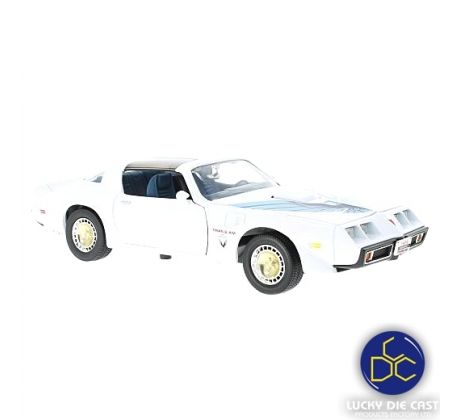 1/18 LUCKY Pontiac Firebird Trans Am WHITE