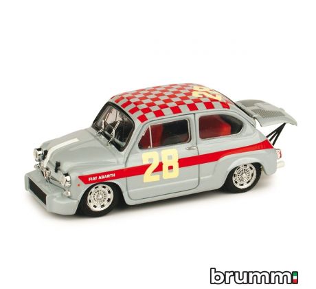 1/43 BRUMM FIAT 600 ABARTH 1000 BERLINA 3°MONZA'66