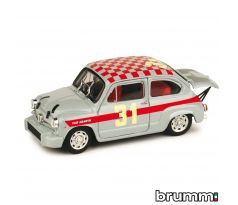 1/43 BRUMM FIAT 600 ABARTH 1000 BERLINA MONZA '66