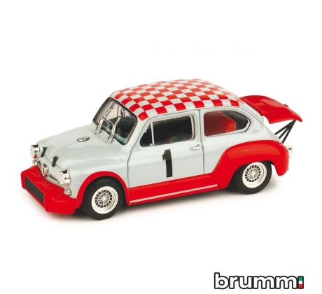 1/43 BRUMM FIAT ABARTH 1000 COPPA CARRI MONZA 1970