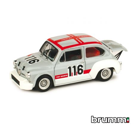 1/43 BRUMM FIAT ABARTH 1000 SVOLTE DI POPOLI 1970