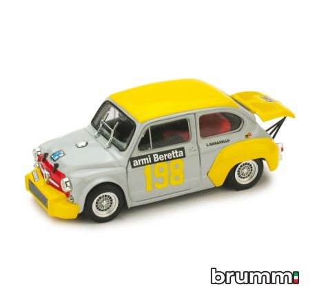 1/43 BRUMM FIAT ABARTH 1000 BOLZANO-MENDOLA 1972