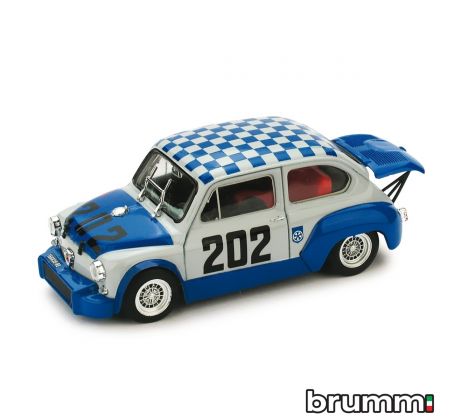 1/43 BRUMM FIAT ABARTH 1000 TCR TRENTO BONDONE 1970