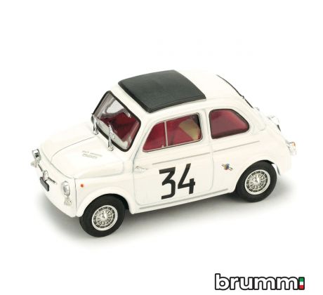 1/43 BRUMM FIAT ABARTH 595 MONZA 1964 1° PATRIA F.