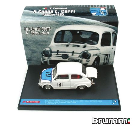 1/43 BRUMM FIAT ABARTH 850TC SCUD.BRASCIA CORSE '65