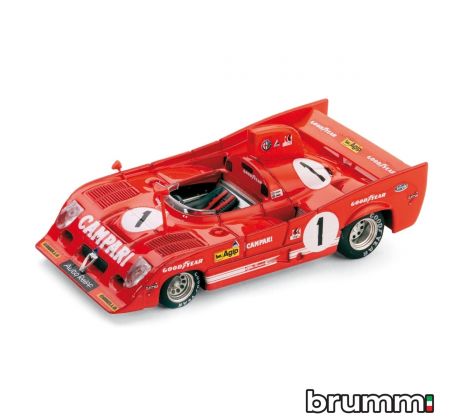 1/43 BRUMM ALFA ROMEO 33TT12 1000 KM SPA 1975