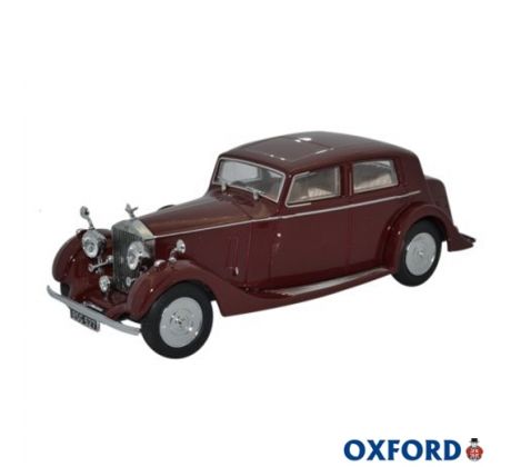 1/43 OXFORD ROLLS ROYCE 25/30 - THRUPP AND MABERLY BURGUNDY