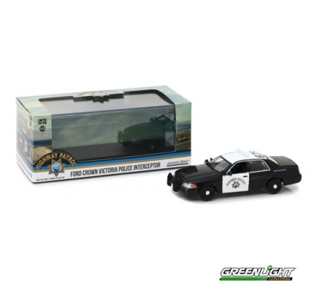 1/43 GREENLIGHT 2008 FORD CROWN VICTORIA POLICE INTERCEPTOR