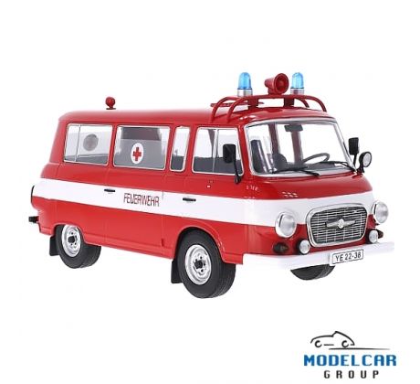 1/18 MODELCAR GROUP Barkas B 1000 Kleinbus Feuerwehr 1965