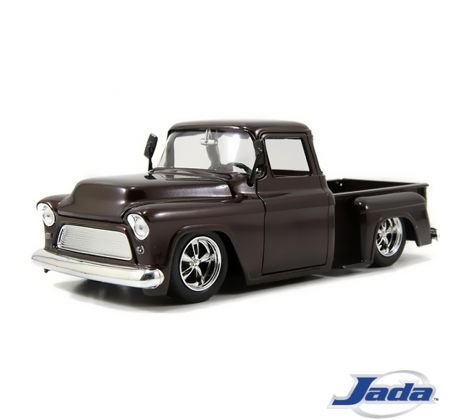 1/24 1955 Chevrolet Step Side Pick-Up, hnedá