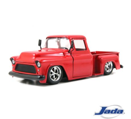 1/24 1955 Chevrolet Step Side Pick-Up, červená