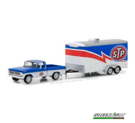 1/64 1970 Ford F-100 STP and STP Racing Trailer