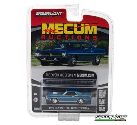 1/64 1970 Plymouth HEMI Cuda, Mecum Auctions (GREENLIGHT)