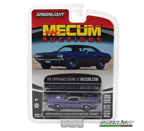 1/64 1970 Dodge HEMI Challenger R/T, Mecum Auctions (GREENLIGHT)