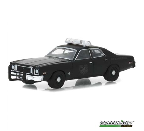 1/64 1975 Plymouth Fury, Black Bandit Series 20 (GREENLIGHT)