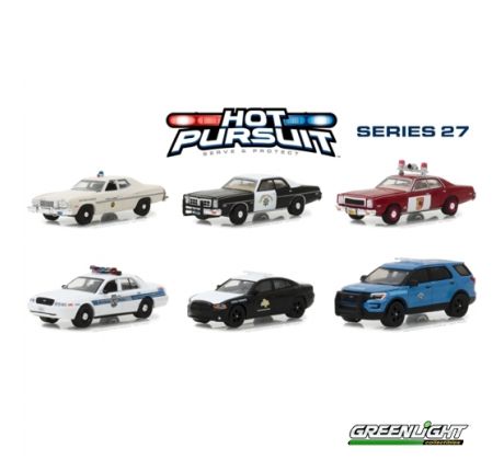 1/64 Hot Pursuit series 27, 6ks (GREENLIGHT)