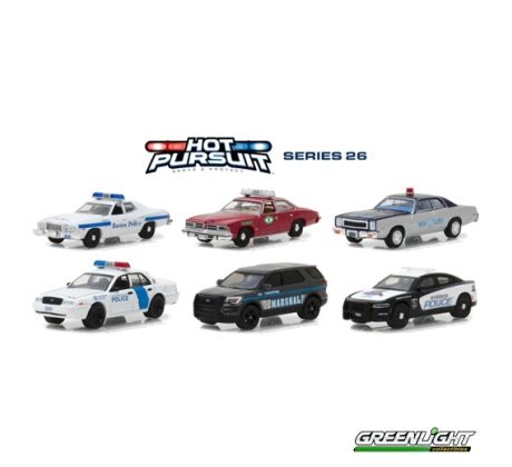 1/64 Hot Pursuit series 26, 6ks (GREENLIGHT)