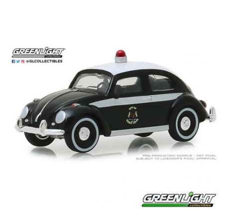 1/64 1968 Classic Volkswagen Beetle Saint John New Brunswick Canada Police (GREENLIGHT)