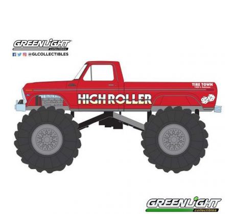 1/64 1979 Ford F-350 Monster Truck High Roller (GREENLIGHT)