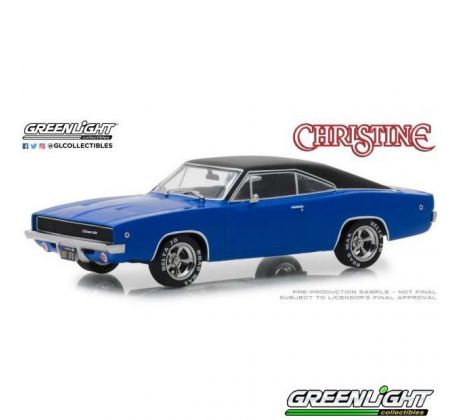 1/64 1968 Dodge Charger, Christine, blue/black (GREENLIGHT)