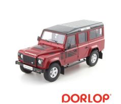 1/18 Land Rover Defender 110, červená metalíza