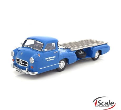 1/18 MERCEDES BENZ RACING CAR TRANSPORTER TRUCK RENNTRANSPORTER 1955