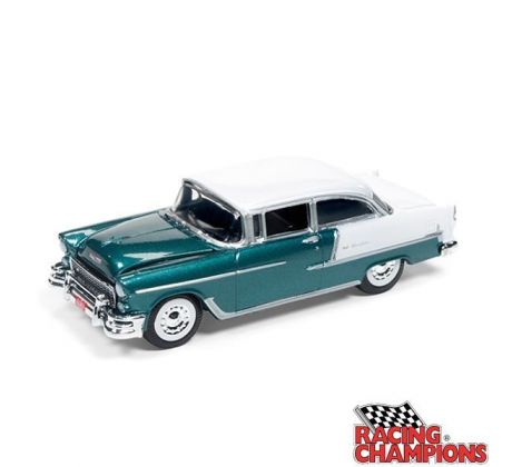 1/64 1955 Chevrolet Bel Air Neptune Green & White