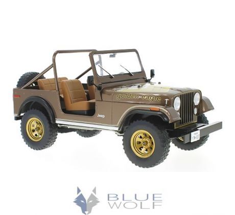 1/18 Jeep CJ-7 Golden Eagle 1980, hnedá metalíza